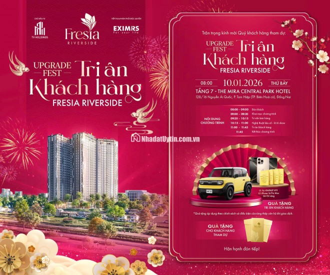 CĂN HỘ CAO NHẤT TP BIÊN HÒA 30 TẦNG VIEW SÔNG ĐỒNG NAI ĐỐI DIỆN AEON MALL ĐANG XÂY DỰNG